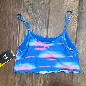 Under Armour Kids Swim One Piece - Blue and Pink